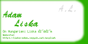 adam liska business card